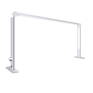 Lámpara UV Plegable de Media Luna para Uñas, 81 cm, Plateada/Oro Rosa, Luz Fría, para Belleza y Bordado, Uso en Escritorio - Product Image 1