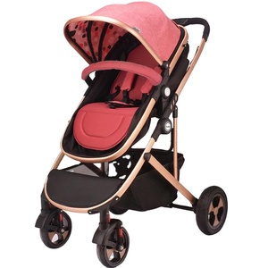 Thương hiệu hiện đại xe đẩy em bé đảo ngược cao xem xét Bebe prams chuyển đổi trở lại và phía trước Walker xe ghế 3 trong 1 Combo bán buôn - Product Image 2