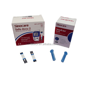 แผ่นทดสอบน้ำตาลในเลือด ราคา คุณภาพ ปลอดภัย Accu2 <span class=keywords><strong>Sinocare</strong></span> - Product Image 5