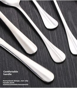 Set di posate GEMEI in acciaio inossidabile, lavabile in lavastoviglie, per 6 persone, uso domestico e alberghiero, 24 pezzi. - Product Image 4