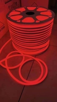 Tira de LED Flexible de Neón Blanca, 220V, 8x16mm, 100m, IP67 Impermeable, para Publicidad Exterior y Decoración de Bares, Certificación CE, Personalizable