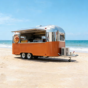 Carrito de Comida Callejero Resistente con Estructura Reforzada y Almacenamiento con Cerradura para Utensilios e Ingredientes, Venta Comercial Continua - Product Image 2