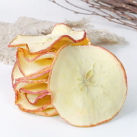 Gevriesdroogde Appelchips Natuurlijk Zoet Appelfruit Premium Fd Fruit Additief-Gratis Kant-En-Klare Snack Pure Gevriesdroogde Appel