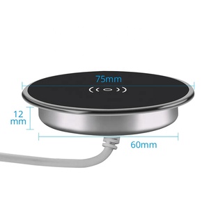 Chargeur sans fil de meubles intégré Station de charge de chargeur de téléphone sans fil Invisible caché longue Distance - Product Image 1