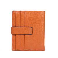 Dompet Kulit PU Multifungsi Retro Kustom untuk Wanita, Tempat Kartu dan Tiket dengan Fungsi Penyimpanan Slot Kartu