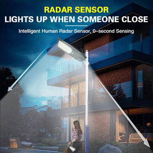 Lampe solaire LED, lampadaire solaire extérieur, lumière de rue solaire, lumière de sécurité solaire LED, lampe solaire industrielle - Product Image 5