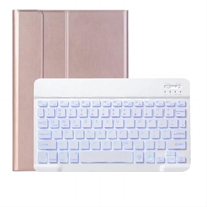 Tastiera con custodia protettiva per <span class=keywords><strong>Lenovo</strong></span> <span class=keywords><strong>Tab</strong></span> <span class=keywords><strong>M10</strong></span> FHD Plus 10.3 "X606/K10 X6C6, Cover con tastiera retroilluminata a denti blu senza fili - Product Image 5