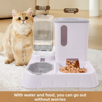 Distributeur automatique de nourriture et d'eau 2-en-1 pour animaux de compagnie, distributeur de nourriture en libre-service pour chats et chiens de petite et moyenne taille, prix d'usine