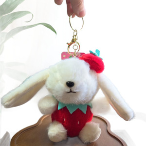 Llavero Colgante de Peluche de Conejo de Orejas Largas de Dibujos Animados Personalizable, de Algodón PP, para Decoración de Bolsos y Muñecas, Pequeño para Parejas - Product Image 4