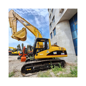 Excavadora de cadenas Caterpillar Cat 320C usada original a bajo precio, excavadora de cadenas de 20 toneladas, excavadoras hidráulicas de cadenas en venta - Product Image 1