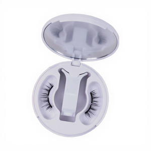 Nouveaux produits faits à la main, style naturel, ensemble de <span class=keywords><strong>cils</strong></span> magnétiques quantiques, <span class=keywords><strong>cils</strong></span> supérieurs et inférieurs en cheveux synthétiques, <span class=keywords><strong>faux</strong></span> <span class=keywords><strong>cils</strong></span> à aimants doux - Product Image 4