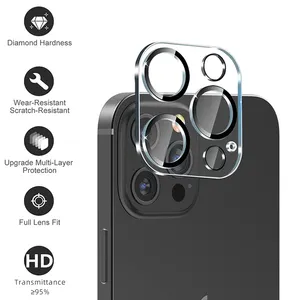 Mobile HD Imaging 3D-Acryllinse aus gehärtetem Glas für iPhone 11 12 13 PRO MAX 5.8 6.1 6.5 5.4 6.7