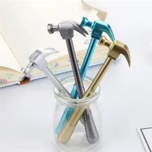シンプルな賞品プロモーションギフトネイルハンマー型ツールプラスチックボールペン