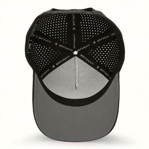 Gorra Snapback de 5 Paneles con Cuerda, Gorras Personalizadas con Orificios de Ventilación Cortados con Láser, Insignia de PVC en la Parte Delantera, Gorras de Alta Calidad, Proveedor de Gorras BSCI - Product Image 3