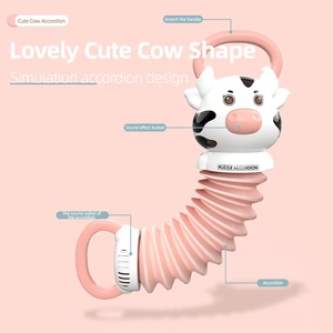 <span class=keywords><strong>El</strong></span> Lindo Acordeón de Vacas para Niños y Niñas de 1 Año, Juguete Musical para Bebés, Instrumentos Musicales para Bebés de 0 a 3 Años, Juguetes Relajantes - Product Image 3