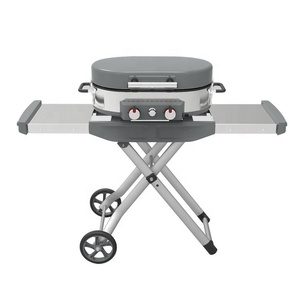 Portatif extérieur de camping En <span class=keywords><strong>Fonte</strong></span> <span class=keywords><strong>barbecue</strong></span> à gaz <span class=keywords><strong>barbecue</strong></span> <span class=keywords><strong>Barbecue</strong></span> À Gaz d'extérieur - Product Image 2