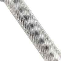 34 ''Chrome Triceps Bar Poignée Haltérophilie Marteau Curl Bar