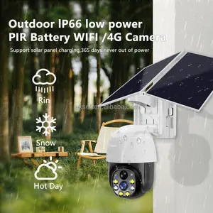 PIR Night Vision 2.8inch Solar Camera PTZ Wireless Surveillance Outdoor CCTV Wifi Security Protection Camera