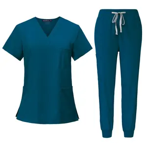 Unisex Short Sleeve Nurse Uniform, Medical Scrubs Sets, Multicolor, Hospital, Doctor, Workwear, Oral, Dental, Surgery