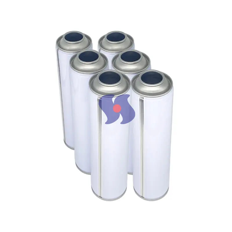Wholesale CMYK Necked-in empty aerosol cans tin bottle empty cans 52mm aerosol tin can
