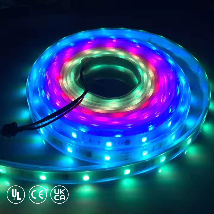 5050 60leds 2811 1903 Magic Adressable Dmx Ic Pixel Smart Led Strip Light Digital UL CE 24v Led RGB Strip Light
