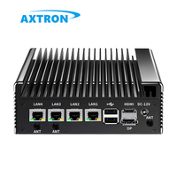 Industrial Fanless Mini X86 Embedded Box PC 4 Ethernet 6 USB 2 COM N100 Linux Windows DDR4 RAM Intel N100 Procesador para AU US CN