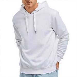 Sweat à capuche pour homme Long Mission Industry, imprimé astronaute et fusée, en coton blanc, coupe classique, vêtement décontracté d'automne - Product Image 2
