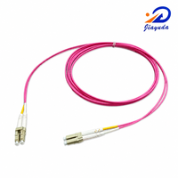 Cordon de brassage fibre optique multimode Elite LC Duplex OM4 Erika Violet 50/125µm 100G à large bande passante pour centre de données