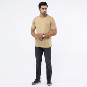 T-shirt 100% coton pour homme, longueur de vêtement standard, imprimé, manches courtes, col rond, t-shirt pour homme - Product Image 1