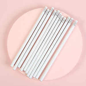 Lápices de Madera HB con Borrador y Logotipo Personalizado para Estudiantes Escolares, Precio de Fábrica, Lápices de Colores Macaron - Product Image 4