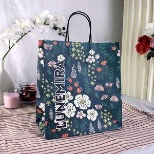 Biodegradable Customized Paper Bag Brown Shopping Packaging with Handle Kraft Paper Bag for Coffee Shop Bakery - Product Image 2