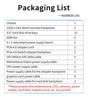 Châssis serveur 4U 8 9 GPU 4090 16x Switch Deep Learning AI Rendering Rack Server Case Platform ChatGPT Edge Computing Gaming Fan