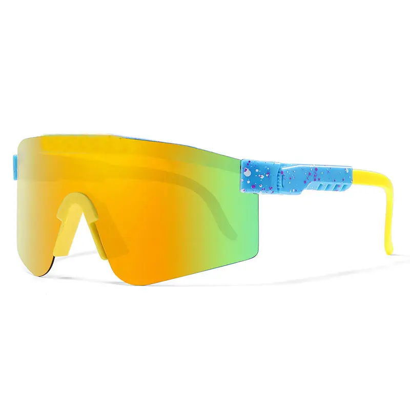 2022 недорогие уличные велосипедные брендовые Непродуваемые спортивные солнцезащитные очки с логотипом под заказ для вождения и бега UV400