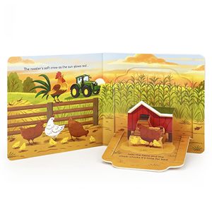 Livres d'images personnalisés à rabat contextuel Livres <span class=keywords><strong>de</strong></span> lecture éducatifs pour bébés en carton <span class=keywords><strong>ferme</strong></span> anglaise imprimés - Product Image 1
