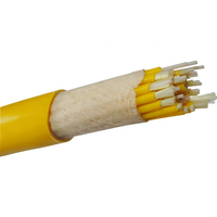 Cable de Fibra Óptica Flexible Aislado para Interiores con 10 Conductores para Comunicación