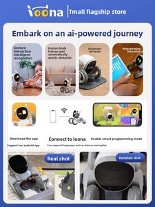 Chien <span class=keywords><strong>robot</strong></span> Loona, commande vocale, <span class=keywords><strong>robot</strong></span> intelligent AI, nouveau modèle 2024, <span class=keywords><strong>robot</strong></span> interactif vocal, jouet programmable en plastique, cadeau d'anniversaire - Product Image 2