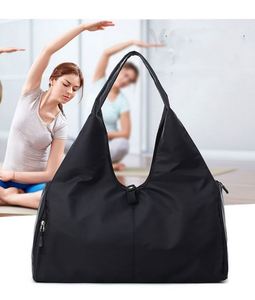 Yewayoga 2023 Offre Spéciale sac de tapis de yoga écologique avec logo personnalisé rose/noir 48x21x25cm sac à bandoulière de sport - Product Image 4