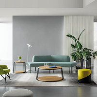 Ensemble de canapés modulaires en tissu capitonné de luxe - Design moderne et écologique pour la maison, le bureau, l'école et les parcs