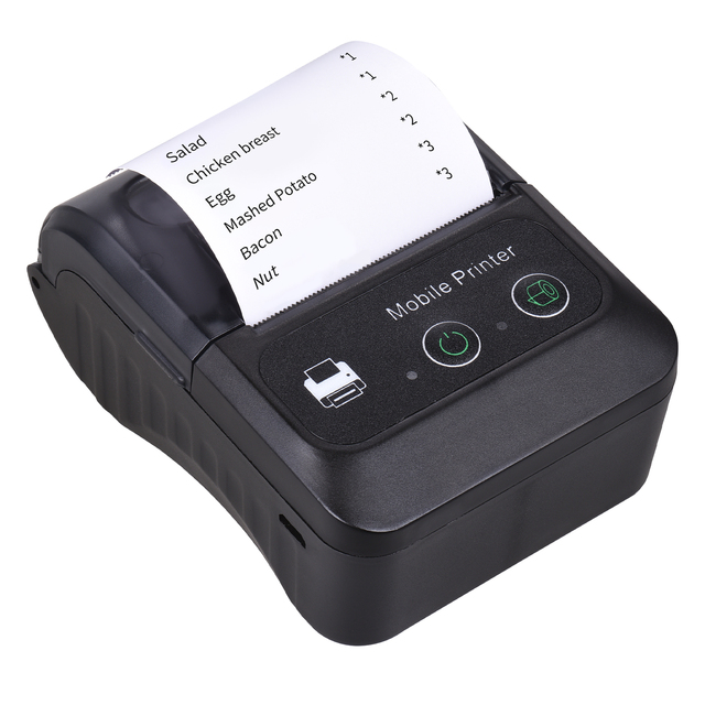 Thermal Label Printer 58mm Pt280 Mini Thermal Printer Portable Wireless Thermal Sticker Label Portable Printer