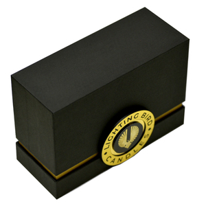 Rigid Gift <b>Box</b> <b>Set</b> With Three Decorative Candles In Colorful Tropical Design Packaging - Product Image 3