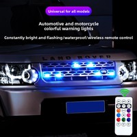 Wiederaufladbare 4 LED Kabellose Fernbedienung RGB Motorrad Elektrofahrrad Flugzeug-Stil LED Stroboskop-Licht Auto Frontblitzlicht