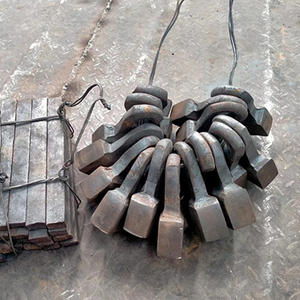 Pièces d'usure pour broyeur à <span class=keywords><strong>charbon</strong></span> minier, tête de marteau en acier à haute teneur en manganèse, pièces de broyeur à marteaux miniatures, têtes de marteaux - Product Image 6