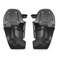 Carénages inférieurs ventilés en plastique ABS, capot noir pour boîte à outils et boîte à gants pour Touring Electra Glide 1983-2013, installation facile