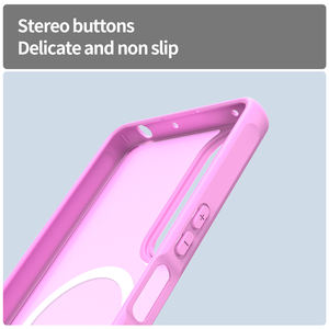 Di lusso trasparente opaco trasparente morbido TPU <span class=keywords><strong>Cover</strong></span> rigida del PC con custodia magnetica per cellulare per <span class=keywords><strong>Sony</strong></span> <span class=keywords><strong>Xperia</strong></span> 1 VII - Product Image 6