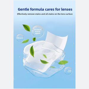 Lingettes jetables pré-humidifiées pour lunettes, lingettes de nettoyage pour verres optiques, lingettes personnalisées pour lunettes - Product Image 3
