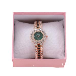 Conjunto de Esmeralda, Reloj con Esfera de Cielo Estrellado, Pendientes y Collar con Cadena, 3 Piezas/Juego - Product Image 5