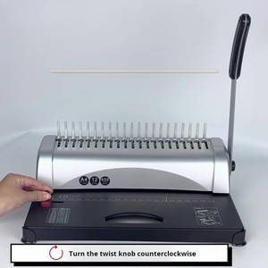 Relieuse à anneaux en plastique personnalisable avec 21 trous, manuelle, pour contrats, appels d'offres, dossiers d'archives et devis - Product Image 4