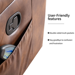 Doser không khí da chất liệu ghế ngồi có thể ngả ghế với Rocking và xoay chức năng cho phòng khách ghế hướng dẫn sử dụng Xoay tàu lượn ngồi có thể ngả - Product Image 5