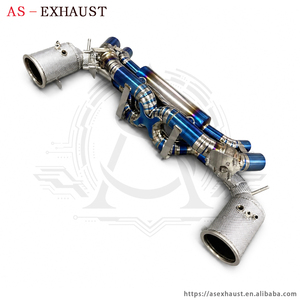 Échappement arrière léger en titane avec downpipes Decat pour Porsche 911 992 992.1 992.2 Carrera Targa 3.0 Twin Turbo - Product Image 2
