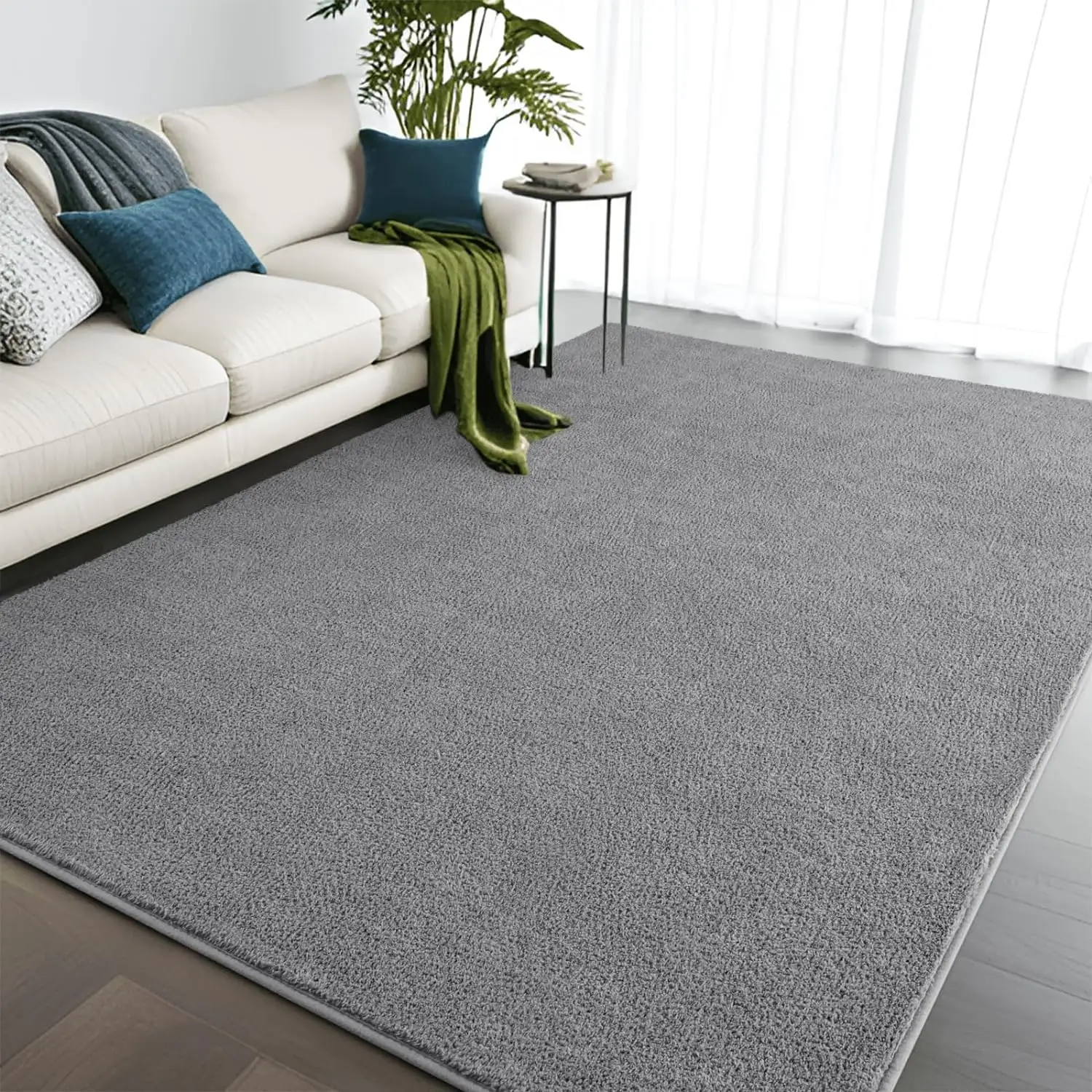 Soft Area Rugs for Bedroom Shaggy Rugs for Living Room Fluffy Modern Rugs for Dorm Memory Foam Indoor Carpet